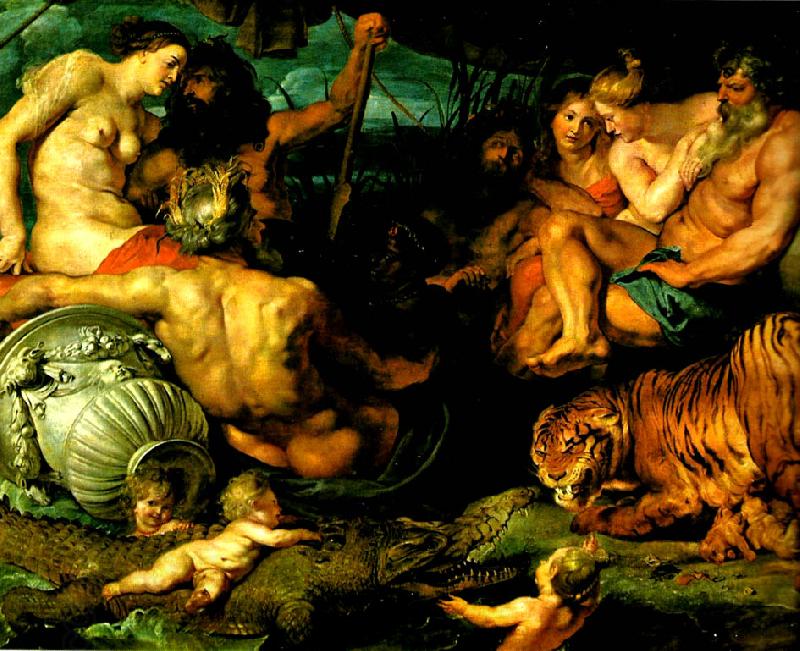 Peter Paul Rubens de fyra varldsdelarna oil painting picture